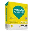 Mortier gris 25 kg Weberdry Fondation - WEBER