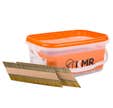 Lot de 1000 pointes 2,8 x 65 crantés inox A4 + 1 cartouche - KMR