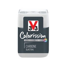 Peinture intérieure multi-supports testeur satin carbone 75 ml - V33 COLORISSIM 0