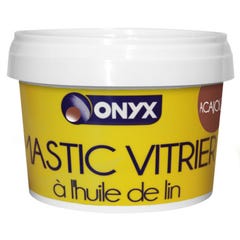 Mastic vitrier huile de lin acajou 500 g - ONYX
