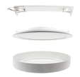 CADRE DOWNLIGHT SATURNE Ø155MM