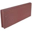 Bordurette lisse rouge Ep.5 x H.20 x L.50 cm
