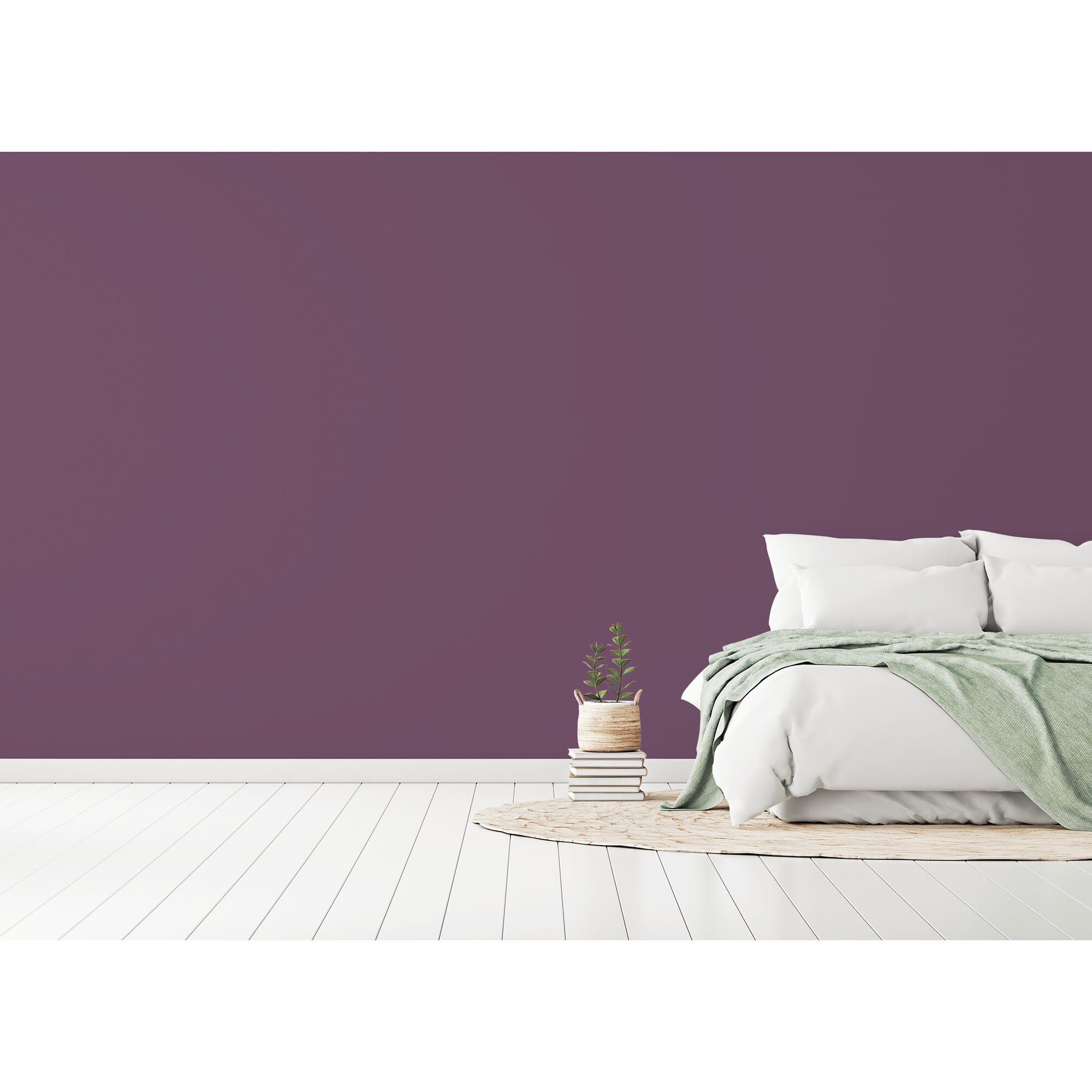 Peinture intérieure mat violet pimprenelle teintée en machine 10L HPO - MOSAIK 4