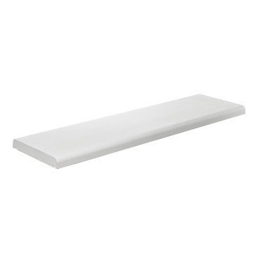 couvre mur plat blanc l 100 x l 30 x ep 4 cm bricoman