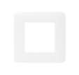 PLAQUE 1 POSTE CASUAL BLANC