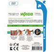 BLISTER 3 BORNES 3 ENTREES 6MM² S221 WAGO