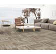 Carrelage extérieur sol marron effet bois l.45 x L.45 cm Deck