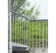 Balustrade d'étage Larg.120 cm pour escalier Steel Zink