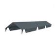 FAITIERE CRANTEE DOUBLE PANS 210CM GRIS