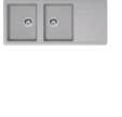 Evier platinium 2 bacs Janus