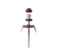 Kit de 50 fixations tôle nervurée 1045 rouge