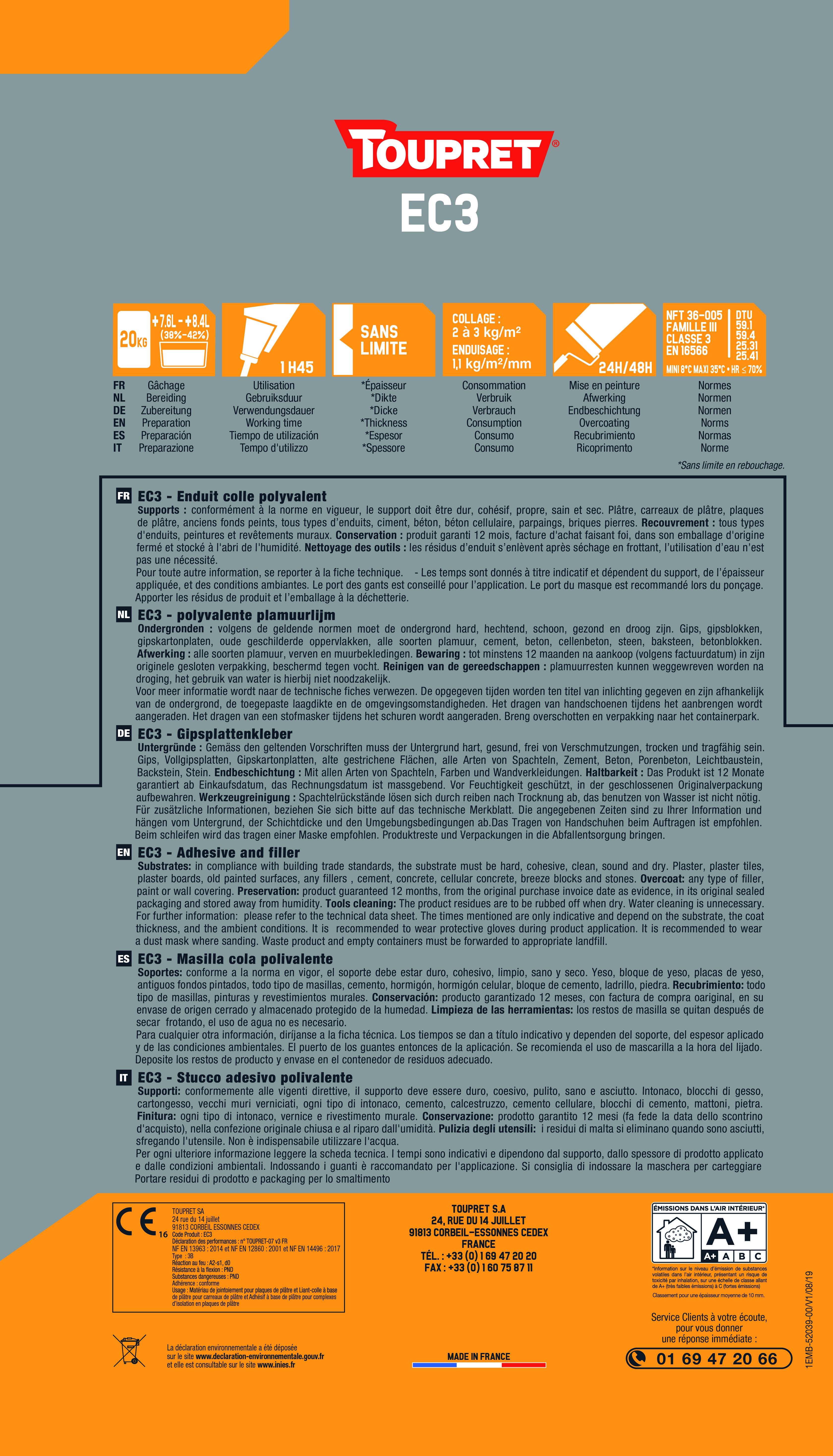 Précautions d'usages