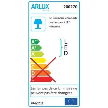 Projecteur LED à détecteur 1000 ml solaire - ARLUX
