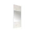 Vantail Mélèze Blanchi Partitionné Miroir - 10 x 908 x 2500 MM