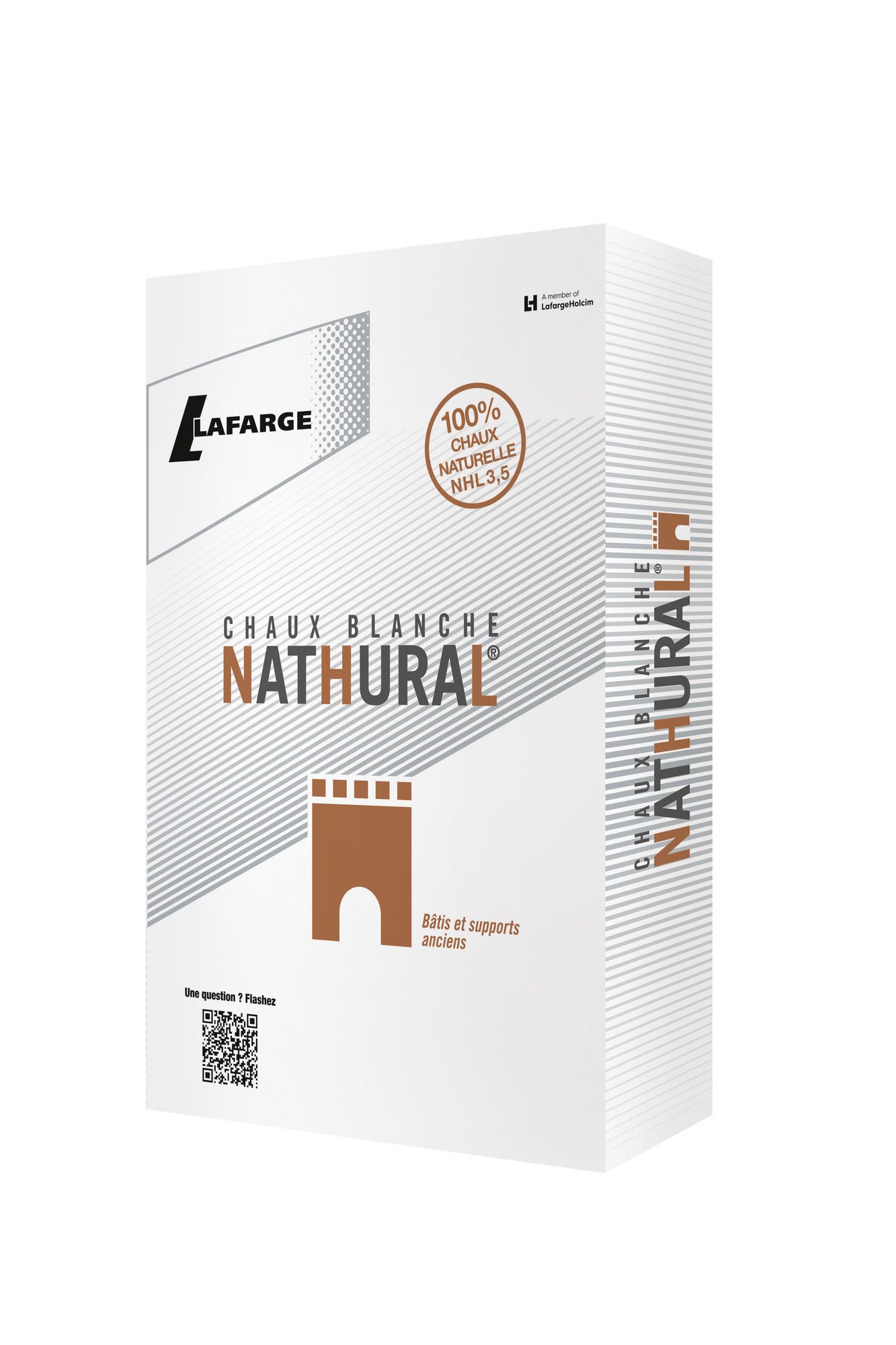CHAUX NATHURAL BLANCHE SAC DE 25KG Bricoman