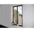 Kit verrière aluminium 2 vitrages clairs inclus hauteur 1300 mm noir sablé