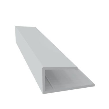 Bordure U simple gris ciment Long.3 m Fortex - FREEFOAM 0