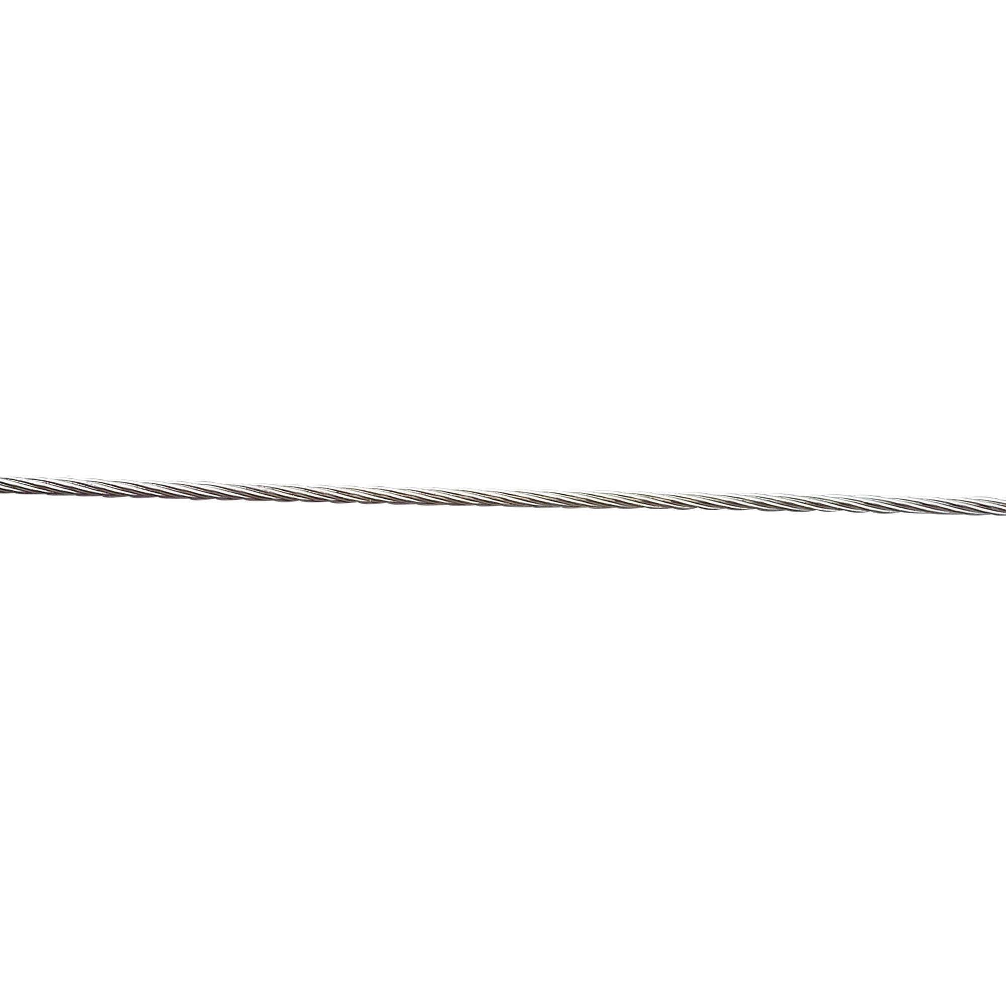 Câble gaine acier dur galva Diam.2/3 mm 0