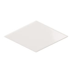 Faïence blanc brillant uni l.10 x L.20 cm Diamond 0