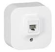 Prise rj45 profil eco blanc arnould