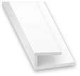 Finition PVC blanc pour épaisseur 3,5 mm L.100 cm