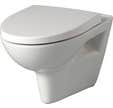 Cuvette suspendue parvis clean flush