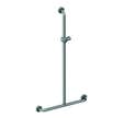 Main courante de douche en "T" 60 x 120 cm acier inoxydable - AKW