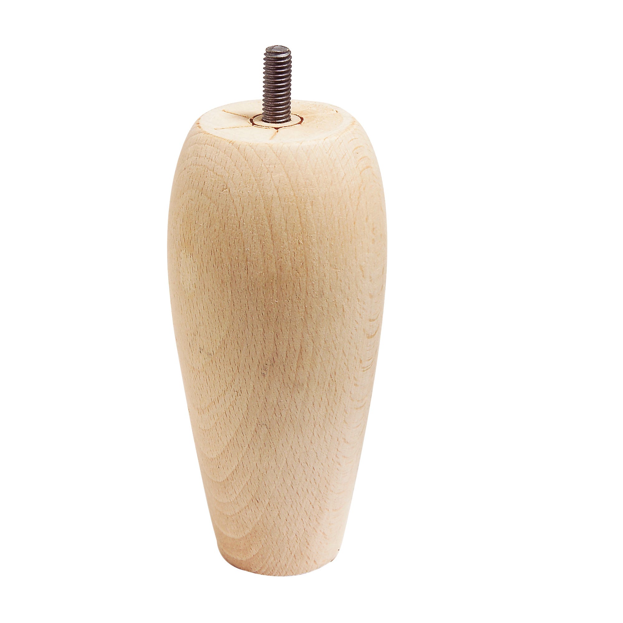 Pied de lit cylindrique en bois H.13 cm - CHAINEY  0