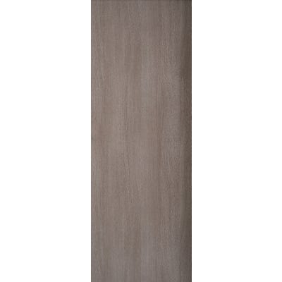 Porte revêtue décor chêne gris pirée H.204 x l.73 cm - GIMM 0