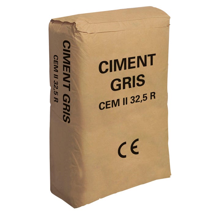Ciment gris CE 25 kg Vrac du nord Bricoman