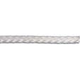 Corde tressée polyamide blanc, résistance rupture indicative 156kg, diamètre 3mm