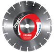 Disque diamant Béton / Béton armé Ø 350 mm Segments 10mm soudés laser DIAM INDUSTRIES tronçonnage matériaux BTP BS60350/22
