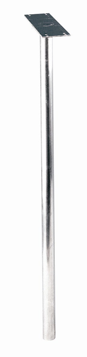 Pied de boîte aux lettres cylindrique aluminium platine ...