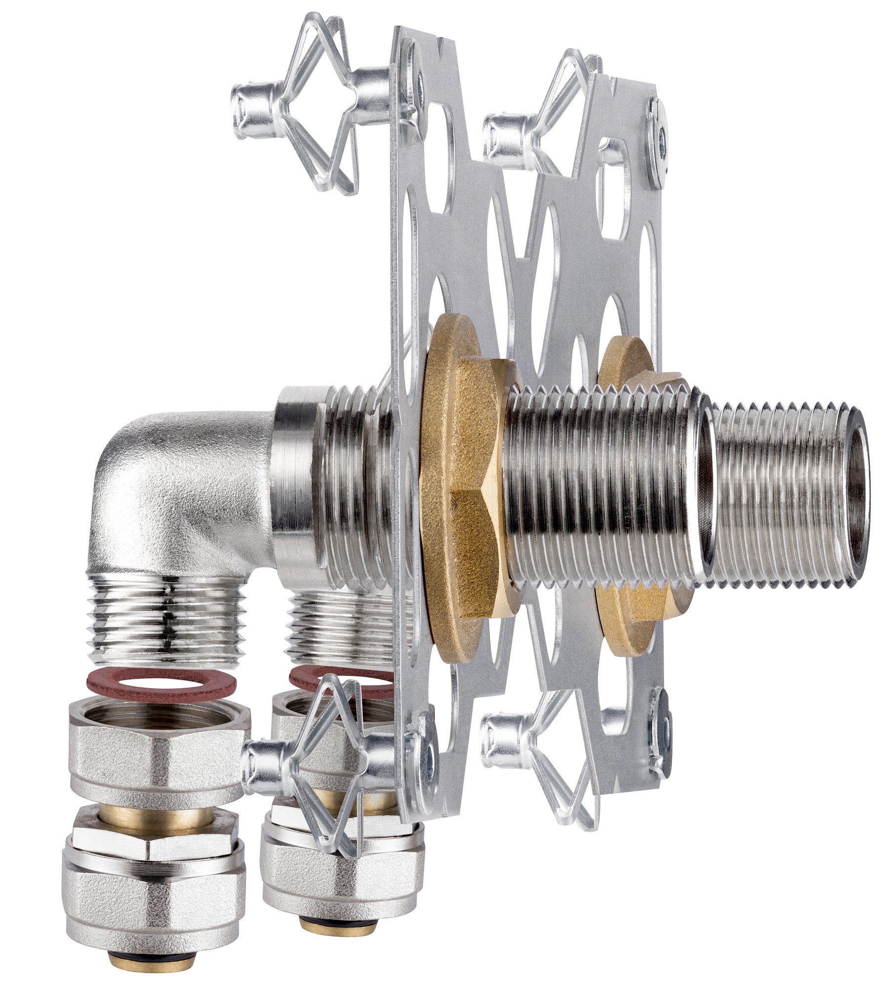 Kit de fixation double pour installation en multicouche à