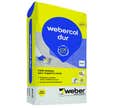 Mortier colle webercol dur blanc 25kg