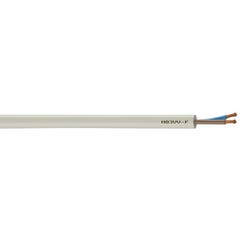 Cable électrique HO3VVF 2x0,75 mm² blanc 10 m - NEXANS FRANCE 