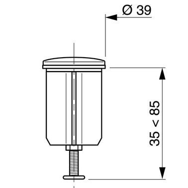 Clapet Rentrant Pour Bonde De Lavabo A Tirette Bricoman