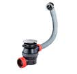 Ensemble bonde et siphon lavabo NANO 6.7 Quick Clac sortie Ø 32 avec trop plein Wirquin Pro