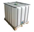 Conteneur IBC 1000L sur palette couleur naturelle