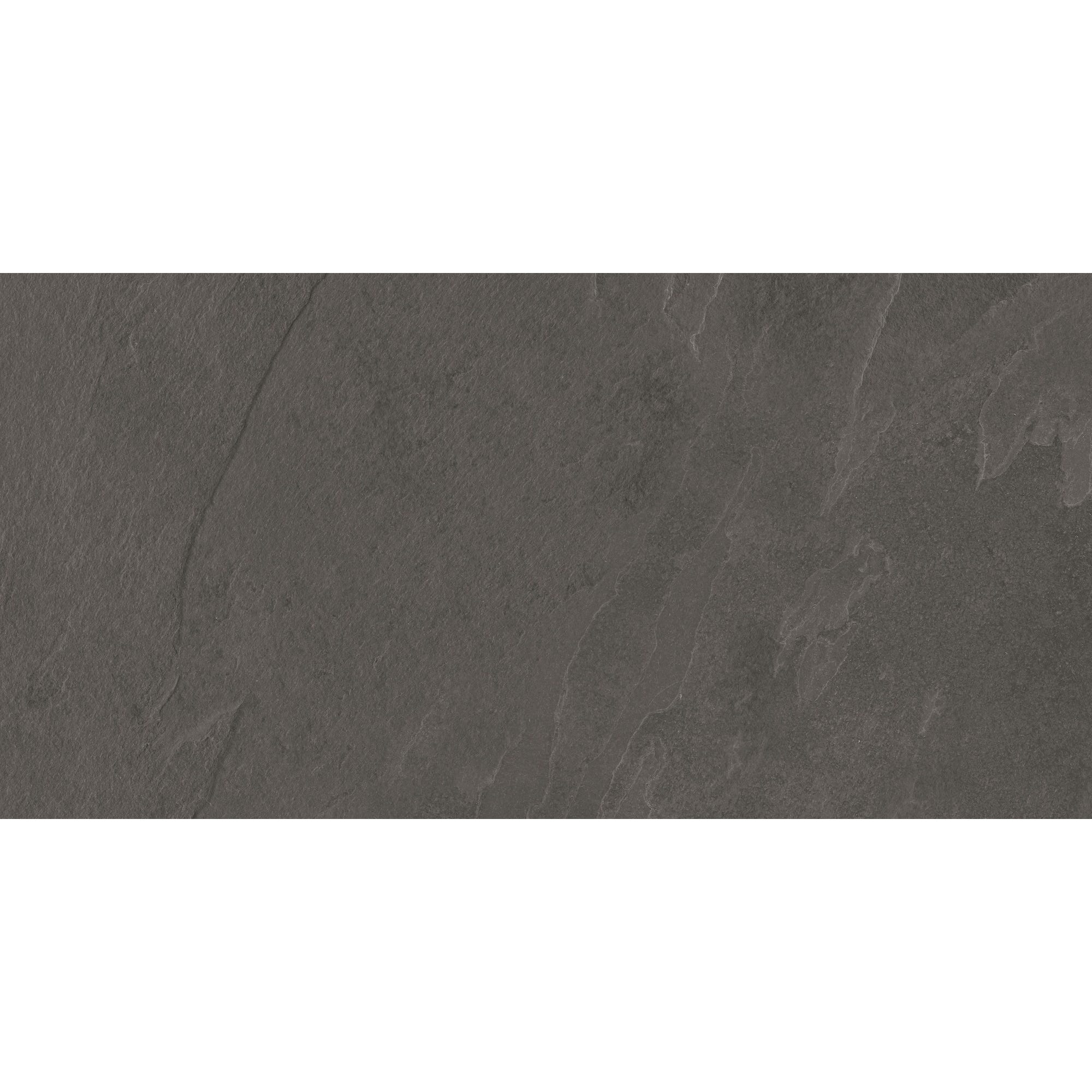 Carrelage sol extérieur effet pierre l.37 x L.75 cm - Florida Anthracite 0