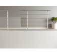 Lot de 4 fixations pour verre acrylique Rondo