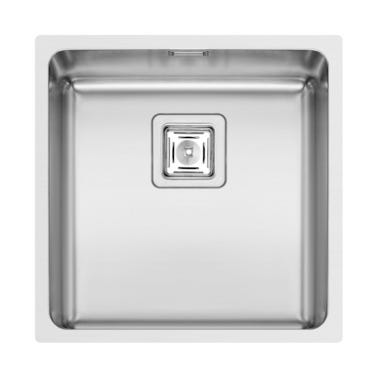 Cuve carrée à encastrer ou sous plan en inox 40 cm - "Lume" 0