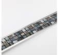 Listel alu chrom verre peint 66x9mm 2,5m