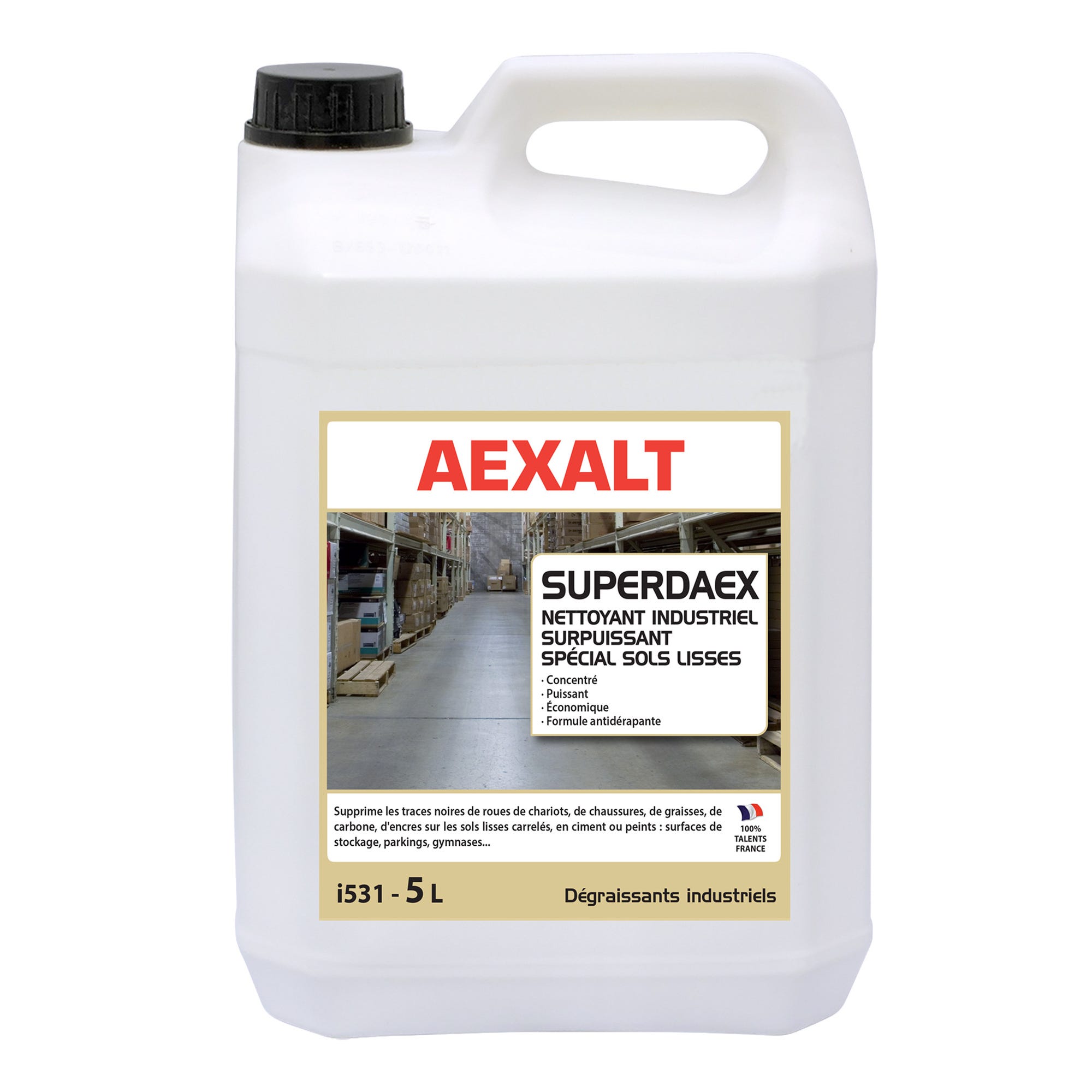 Nettoyant industriel puissant spécial sols 5 L Superdaex - AEXALT 0