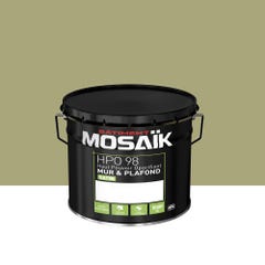 Peinture intérieure satin vert jujubier teintée en machine 10L HPO - MOSAIK 1