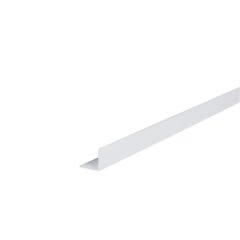 Cornière en PVC blanc 20 x 20 mm Long 2.60 m 0