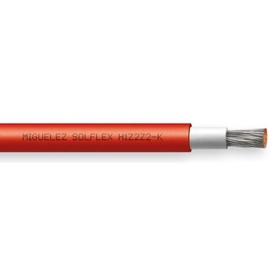 Cable électrique SOLFLEX H1Z2Z2-K 1x4 mm² rouge C100 - MIGUELEZ 0