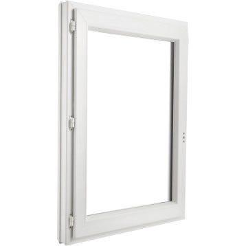 Fenêtre PVC 1 vantail tirant gauche H.75 x L.40 cm - CLOSY
