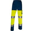 Pantalon haute visibilité avec emplacement genouillère jaune Taille S - DELTA PLUS