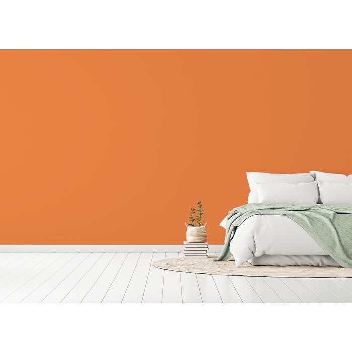 Peinture intérieure mat orange valencia teintée en machine 4L HPO - MOSAIK 3